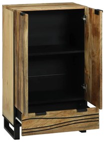 Highboard 60x33.5x100 cm Madeira Sólida de Manga