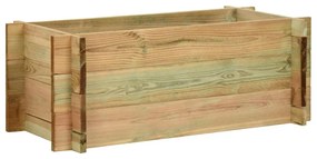 vidaXL Canteiro elevado jardim 80 cm pinho impregnado
