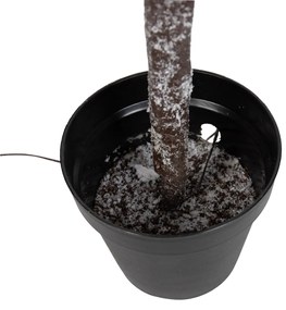 Árvore de Natal de exterior com candeeiro de pé 120cm incl. LED com temporizador IP44 - Fuyu