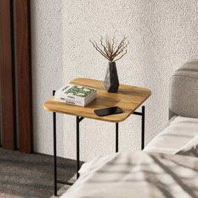 Mesa de Centro Shb-005 – Preto Natural – 46x56x46 cm | Tribo Home