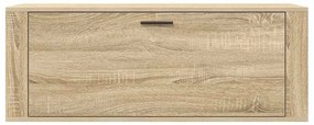 Sapateira parede 100x35x38 cm derivados madeira carvalho sonoma