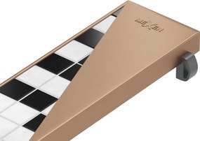 Mexen Flat M13 máscara 2em1 para ralo linear 60 cm, cobre escovado - 1C19060