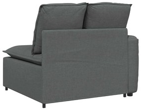 Módulo de sofá modular com braço e almofadões 100 cm