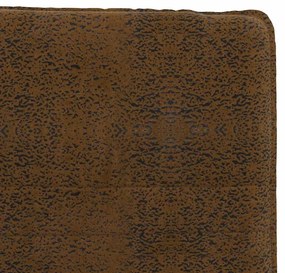 Cadeira de jantar Brown Faux Suede Leather