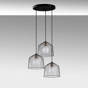 Candeeiro de Teto Cat – Preto Antigo – 50 x 50 x 121 cm