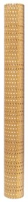 Tela de varanda 500x80 cm vime PE castanho-claro