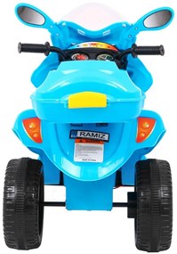 Mota elétrica para crianças 6V, Motorek BJX-088 1,5 a 4 anos Azul