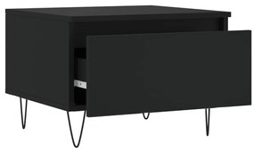 Mesa de centro 50x46x35 cm derivados de madeira preto