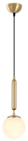 Candeeiro Suspenso King – Dourado – 15 x 15 x 49 cm