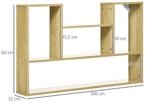 Estante de Parede Messias - Design Moderno