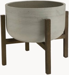 Floreira com pernas em madeira de acácia Hector