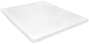 282773 vidaXL Sobrecolchão 160x200 cm perfil estilo ovo em espuma fria 6 cm