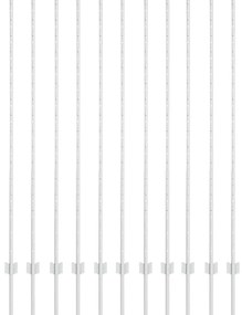Postes de Cerca 22 pcs Canal U 160 cm em Aço Galvanizado