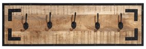 Bengaleiros 2 pcs 80x8x25 cm madeira mangueira maciça áspera