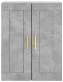 Armário alto 69,5x34x180 cm derivados de madeira cinza cimento