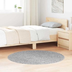 vidaXL Tapete Cinzeto 120 x 120 cm Polipropileno
