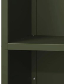 Suporte para lenha aço laminado a frio verde azeitona