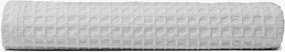 Toalha de mãos em algodão com textura favo de mel Pearl Grey