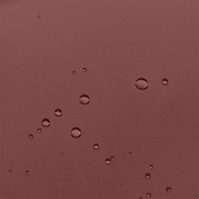 Toldo Manual Retrátil 3,5x2,5 m com Ângulo Ajustável Manivela Estrutura de Alumínio e Proteção UPF30+ Vinho Tinto