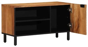 vidaXL Unidades de TV Madeira Sólida de Acácia 80 x 31,5 x 46 cm