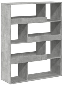 Divisória 100x33x125,5 cm derivados de madeira cinzento cimento