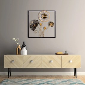 Acessório Decorativo de Parede Leon – Multicolor – 55 x 5 x 55 cm