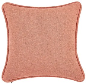Chaise-Longue à direita em tecido bouclé rosa pêssego CHEVANNES Beliani