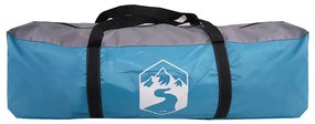 Lona de campismo 460x305x210 cm impermeável azul