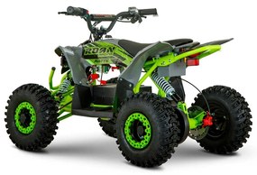 Mini Moto 4 elétrica para crianças velocidade até 25Km/h C/Limitador Ratte 1200W 48V Verde