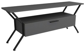 ****  
Móvel TV Tarz – Antracite – 124 cm x 54 cm x 35 cm

**