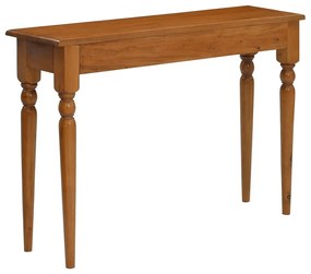 Mesa consola 110x30x75 cm madeira de mogno maciça