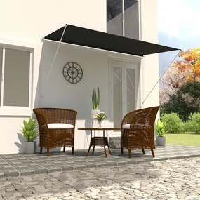 Toldo retrátil 350x150 cm antracite