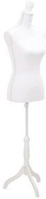 Busto manequim de senhora branco