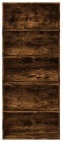 Estante 80x30x189 cm derivados de madeira carvalho fumado