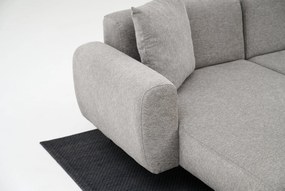 Sofá de Canto Side – Cinzento Claro – 252x77x82 cm