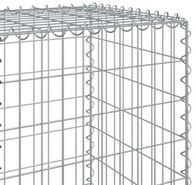 Cesto gabião com cobertura 900x50x150 cm ferro galvanizado
