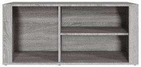 Sapateira 100x35x45 cm derivados de madeira sonoma cinza