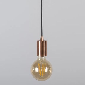 Candeeiro de suspensão industrial cobre - Facil Design,Moderno