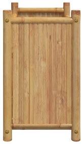 Vaso/floreira de jardim 50x30x50 cm bambu