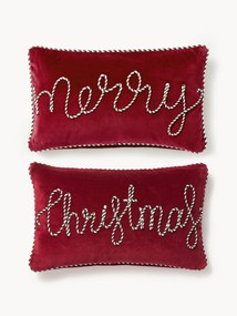 Capas de almofada em veludo Jolly, conjunto de 2