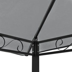 Pérgula para jardim com mesa e bancos 2,5x1,5x2,4 m antracite