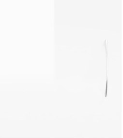 Móvel p/ TV 102x30x37,5 cm derivados madeira branco brilhante