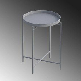 Mesa de Centro SHB-007-C – Cinza – 46x56x46 cm | Tribo Home