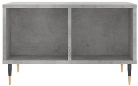 Mesa de centro 60x50x36,5 cm derivados de madeira cinza cimento
