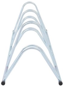 Suporte independente para 6 bicicletas aço galvanizado