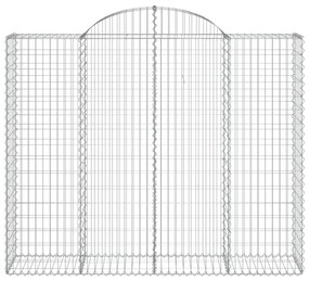 Cestos gabião arqueados 40 pcs 200x50x160/180 ferro galvanizado