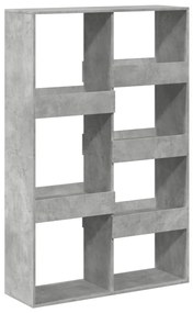 Estante 100x33x155,5 cm derivados de madeira cinzento cimento