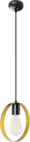 Candeeiro Halka – Dourado e Preto – 20 x 5 cm