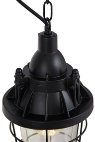 Candeeiro de suspensão industrial preto - Cabin Industrial
