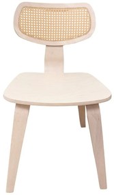 Conjunto de 2 Cadeiras de Jantar CORBEL – 50,5x54,5x81 cm – Madeira de